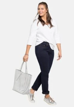 Sheego Jeans Straight Leg - Blue-black 9 Sheego Jeans Straight Leg - Blue-black -Sheego 2d5cc4033ced402abe123849a97312d9