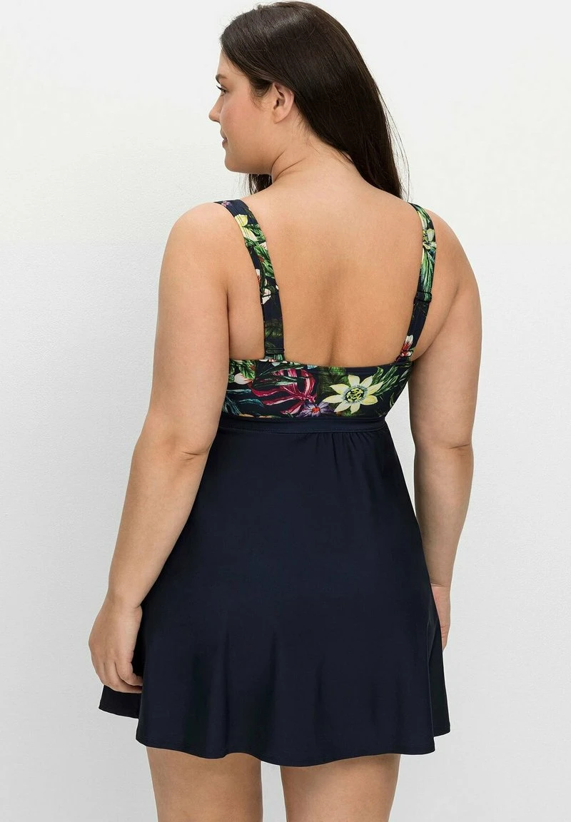 Sheego Badeanzug - Marine Gemustert 5 Sheego Badeanzug - Marine Gemustert – Bild 3