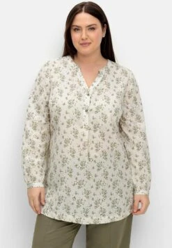 Sheego Tunika - Weiß Gemustert -Sheego 2df5216748fb44dab941d802c0d15146 1