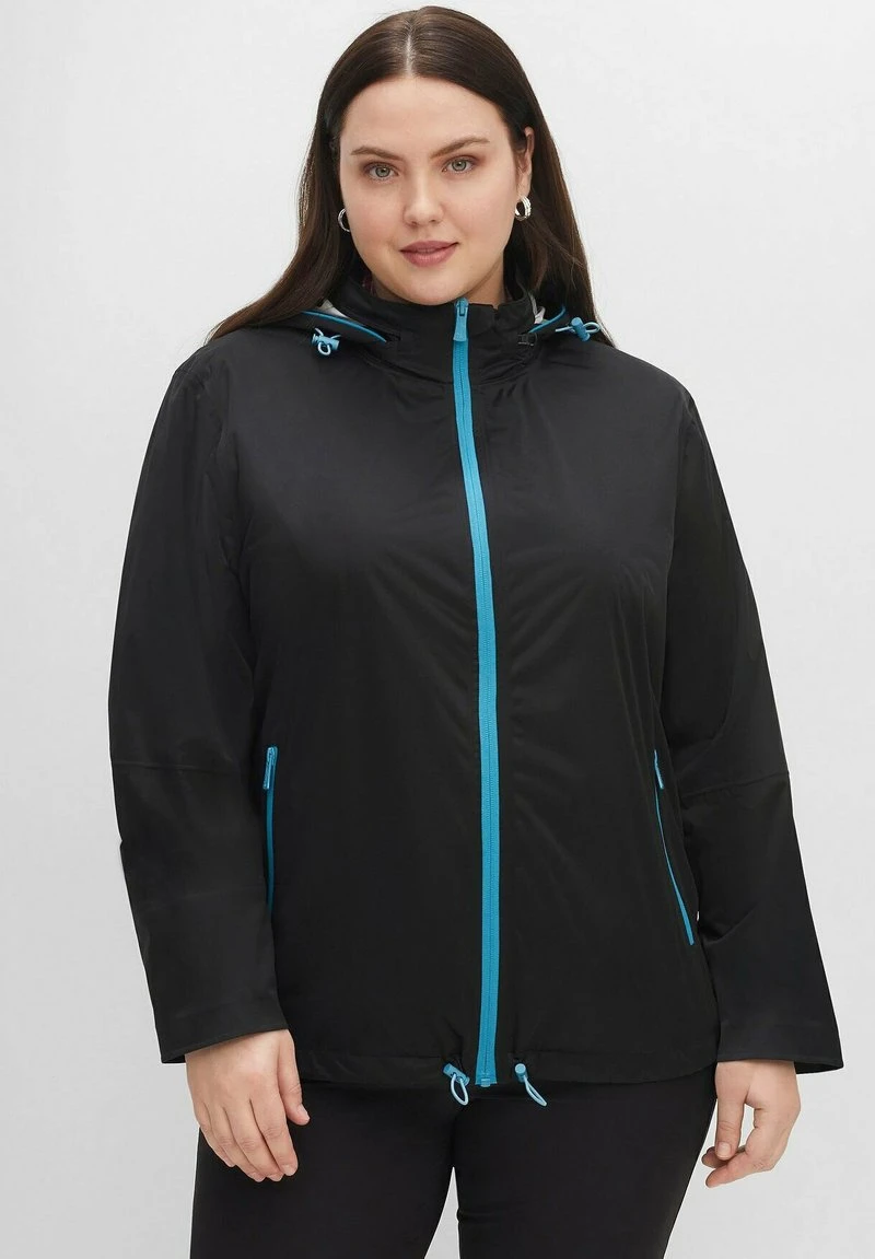 Sheego Outdoorjacke - Schwarz 3 Sheego Outdoorjacke - Schwarz