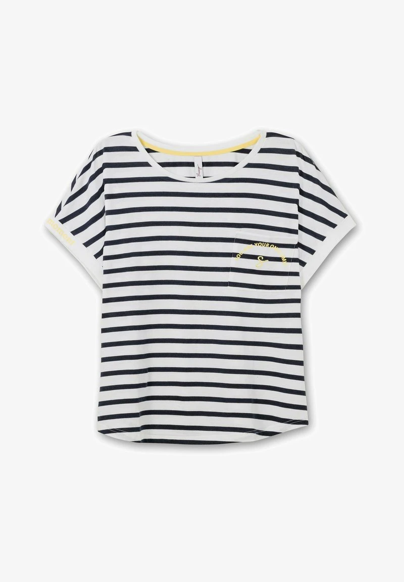Sheego RINGEL - T-Shirt Print - Weiß/nachtblau 7 Sheego RINGEL - T-Shirt Print - Weiß/nachtblau – Bild 5