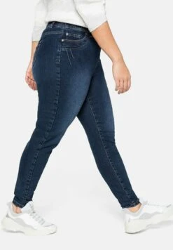 Sheego Jeggings - Dark Blue Denim 10 Sheego Jeggings - Dark Blue Denim -Sheego 2e4b7f4e2f324606976d5c3bd772f276