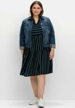 Sheego Freizeitkleid - Nachtblau Gestreift 13 Sheego Freizeitkleid - Nachtblau Gestreift -Sheego 2fd087de96994ed99d831224450b59f3 1