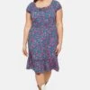 Sheego Jerseykleid - Blau Bedruckt 2 Sheego Jerseykleid - Blau Bedruckt -Sheego 2fd60fc89a7a4050aeccd417d610fc64