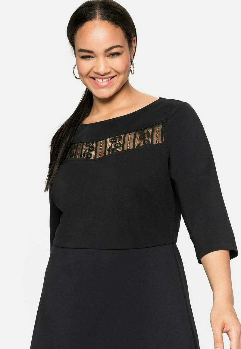 Sheego Cocktailkleid/festliches Kleid - Schwarz 5 Sheego Cocktailkleid/festliches Kleid - Schwarz – Bild 3