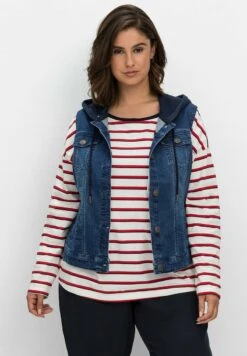 Sheego Weste - Blue Denim