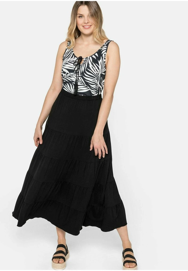 Sheego Maxirock - Schwarz 4 Sheego Maxirock - Schwarz – Bild 2