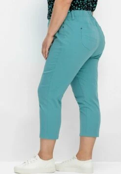 Sheego SCHMALE 7/8 - Stoffhose - Aqua 11 Sheego SCHMALE 7/8 - Stoffhose - Aqua -Sheego 3098046e0ec44b09835c945da22623be