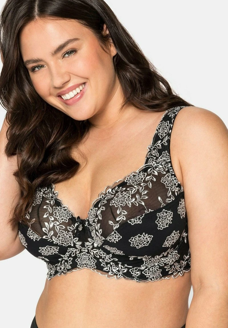 Sheego Push-up BH - Schwarz 6 Sheego Push-up BH - Schwarz – Bild 4