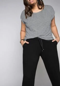 Sheego T-Shirt Print - Black/ White 11 Sheego T-Shirt Print - Black/ White -Sheego 3179b833ee7d4a6eb3971d09c5501f21