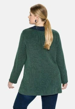 Sheego Strickpullover - Tiefgrün 10 Sheego Strickpullover - Tiefgrün -Sheego 31d892ee7dba4c01893cf387a0d04cdc