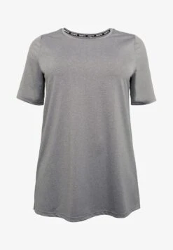 Sheego T-Shirt Basic - Mottled Grey -Sheego 321c4cdfe0064085b8125271f134ab09