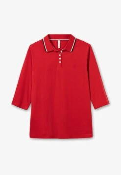 Sheego Poloshirt - Mohnrot 12 Sheego Poloshirt - Mohnrot -Sheego 322ed18a5c054969b0cdb1fe85a90407