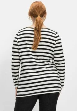 Sheego Langarmshirt - Schwarz Gestreift 10 Sheego Langarmshirt - Schwarz Gestreift -Sheego 32f714afeeb247fdbcbb554596c3ad35