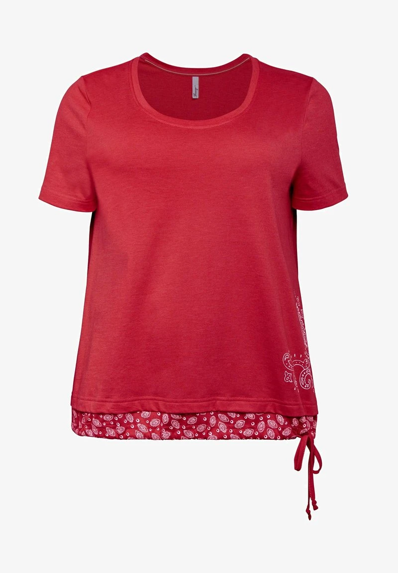 Sheego T-Shirt Print - Mohnrot 7 Sheego T-Shirt Print - Mohnrot – Bild 5