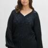 Sheego Strickjacke - Nachtblau Meliert 1 Sheego Strickjacke - Nachtblau Meliert -Sheego 3520c52cd44647eeb6d0b2a59d587c5f