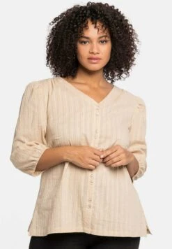 Sheego 3/4 ARM - Bluse - Camelfarben