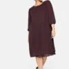 Sheego Freizeitkleid - Burgund 1 Sheego Freizeitkleid - Burgund -Sheego 3695a68700474ae79ad84dd18217d257