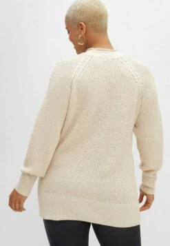 Sheego Strickpullover - Ecru Meliert 10 Sheego Strickpullover - Ecru Meliert -Sheego 36a03852aac742418f215a573a602bb8