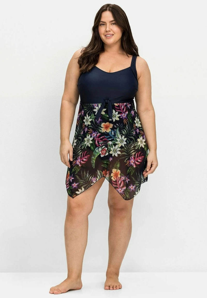 Sheego Strandaccessoire - Marine Gemustert 4 Sheego Strandaccessoire - Marine Gemustert – Bild 2