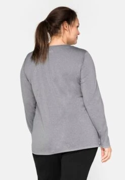 Sheego Langarmshirt - Grau Meliert 10 Sheego Langarmshirt - Grau Meliert -Sheego 389df7f615a549dbb31dfd65b43f56c4