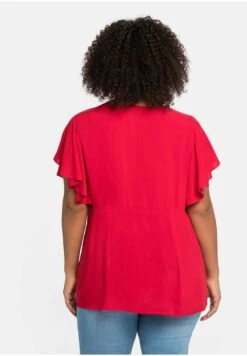 Sheego Bluse - Rot 10 Sheego Bluse - Rot -Sheego 3957f6ab4a244c998d2df1fbd661b3c1