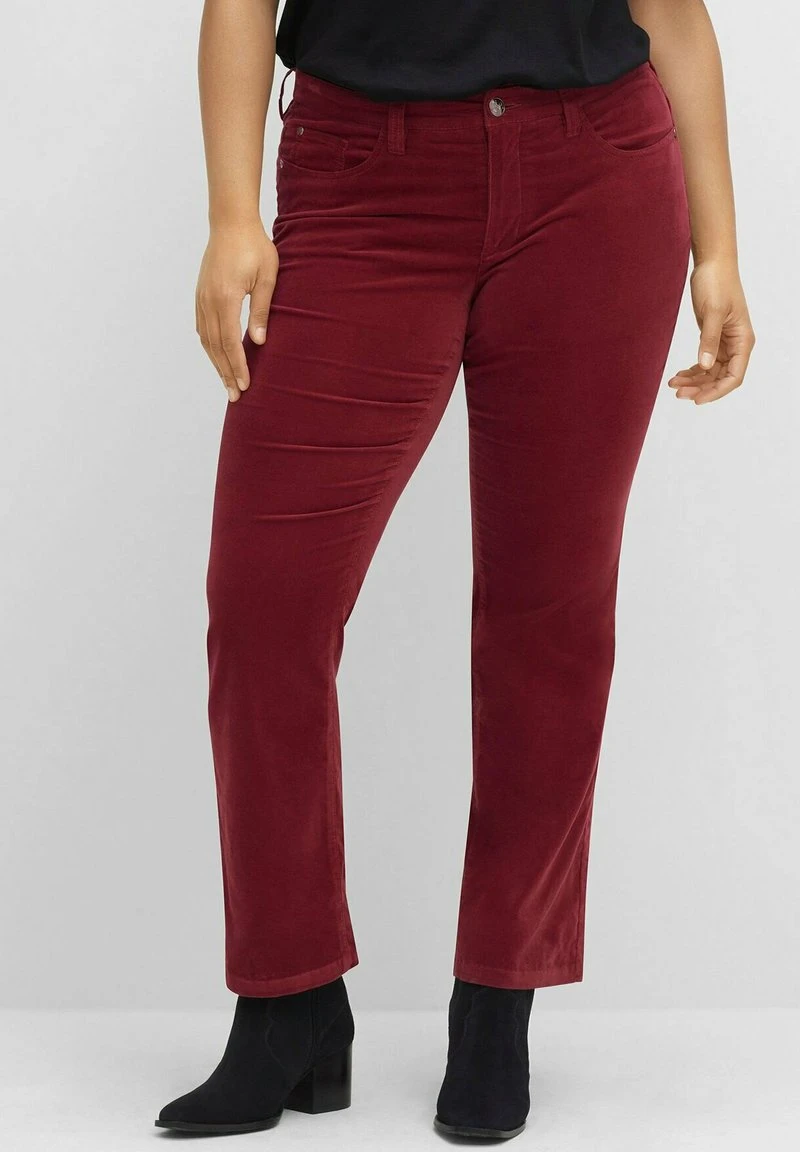 Sheego Stoffhose - Weinrot 3 Sheego Stoffhose - Weinrot