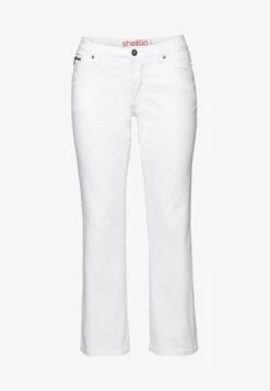 Sheego Flared Jeans - White Denim -Sheego 3a9070dc09884daea1c1c0668572c56a