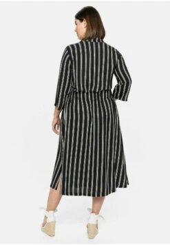 Sheego Blusenkleid - Schwarz Bedruckt -Sheego 3aac57b7696b430799161435a4fc56fa