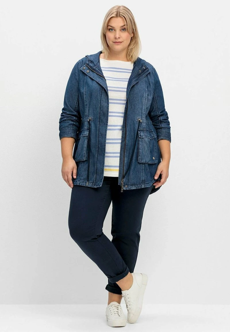 Sheego Parka - Blue Denim 4 Sheego Parka - Blue Denim – Bild 2