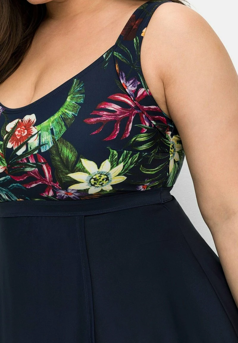 Sheego Badeanzug - Marine Gemustert 7 Sheego Badeanzug - Marine Gemustert – Bild 5