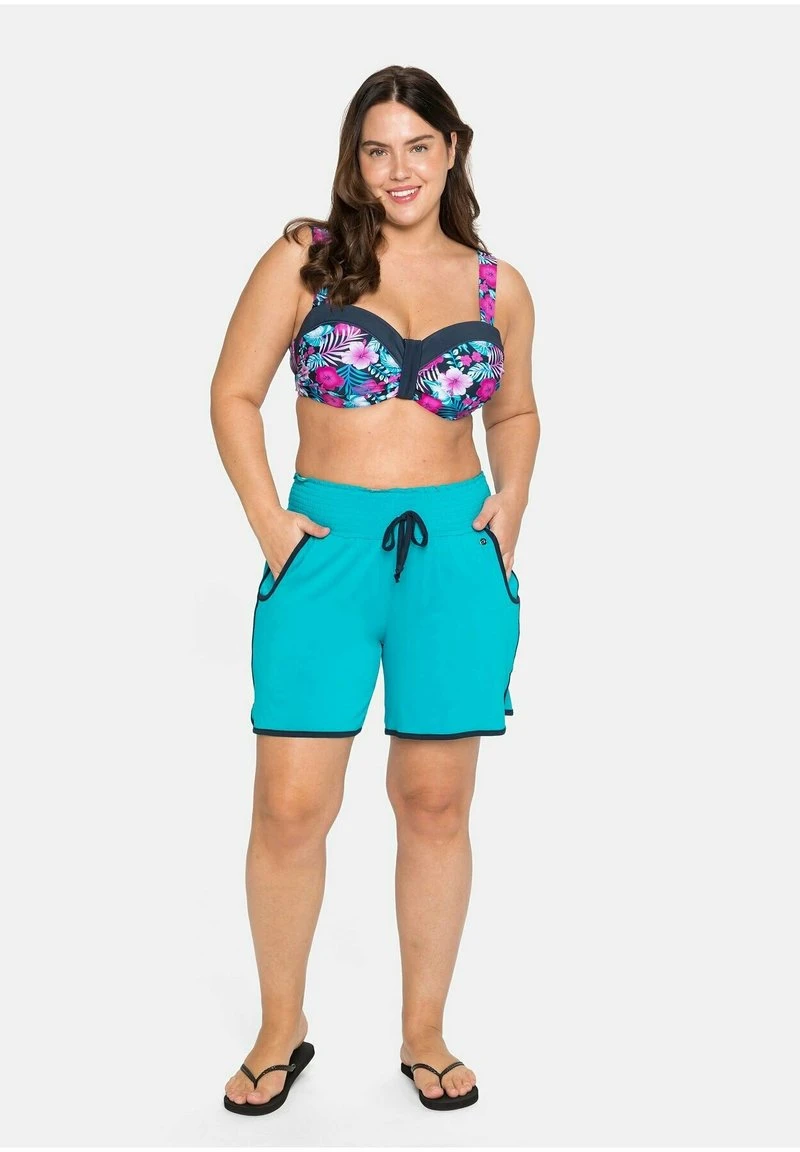 Sheego Badeshorts - Türkis 4 Sheego Badeshorts - Türkis – Bild 2