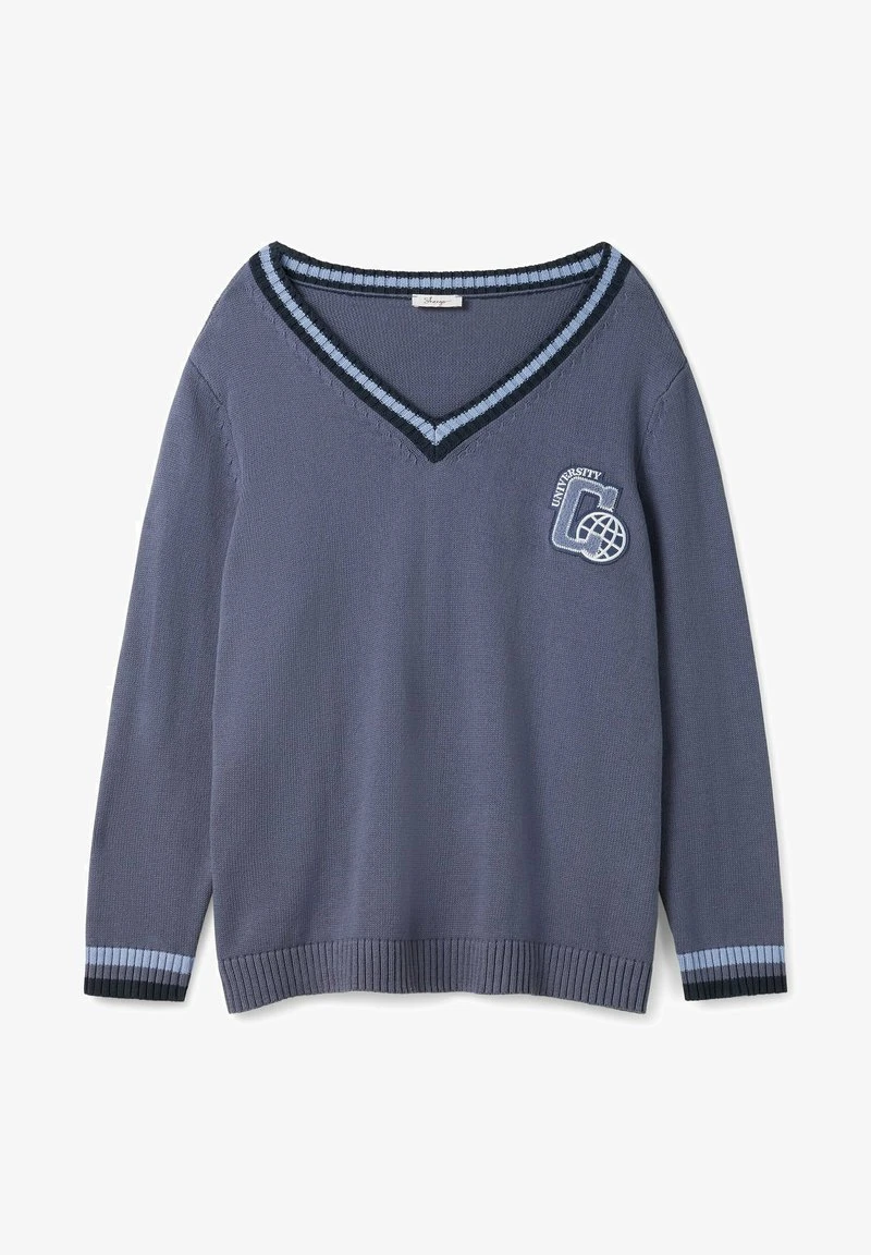 Sheego Strickpullover - Indigo 7 Sheego Strickpullover - Indigo – Bild 5