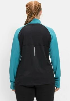 Sheego Sweatshirt - Schwarz-türkis 10 Sheego Sweatshirt - Schwarz-türkis -Sheego 3f898f9a00b8465c8e0210c0aa4787a4