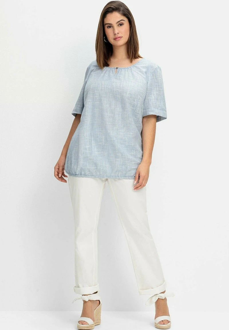 Sheego Bluse - Blau 4 Sheego Bluse - Blau – Bild 2