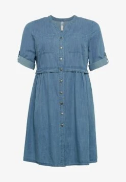 Sheego Jeanskleid - Light Blue Denim 11 Sheego Jeanskleid - Light Blue Denim -Sheego 404d446d675345fa98a662991ada6316