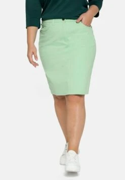 Sheego Bleistiftrock - Mint