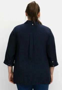 Sheego Hemdbluse - Nachtblau -Sheego 436c054f4d224d198be7750f06eca6fb