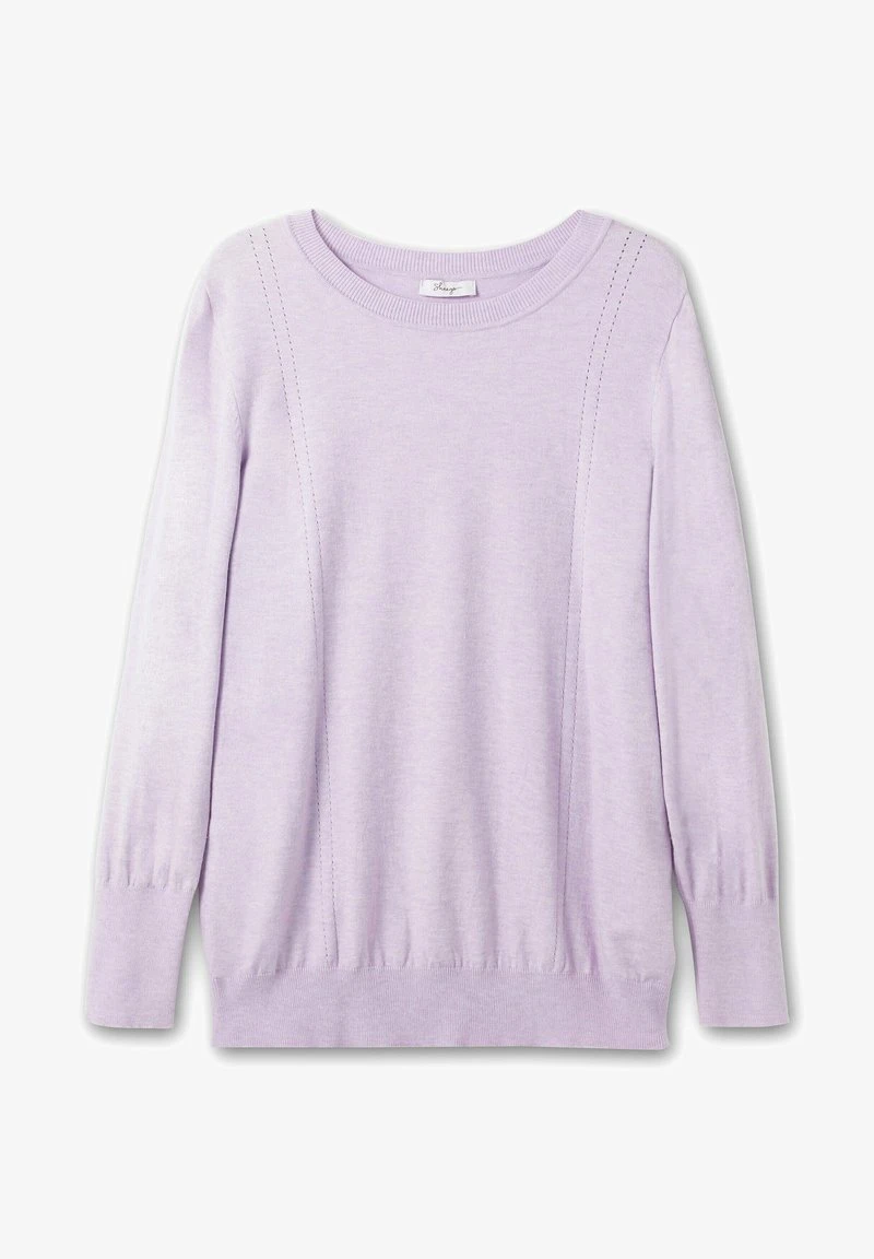 Sheego Strickpullover - Lavendel Meliert 7 Sheego Strickpullover - Lavendel Meliert – Bild 5