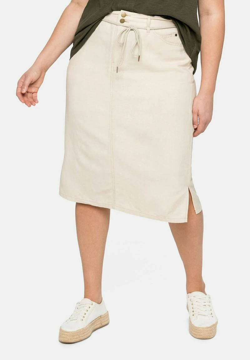 Sheego Bleistiftrock - Natur 8 Sheego Bleistiftrock - Natur – Bild 6