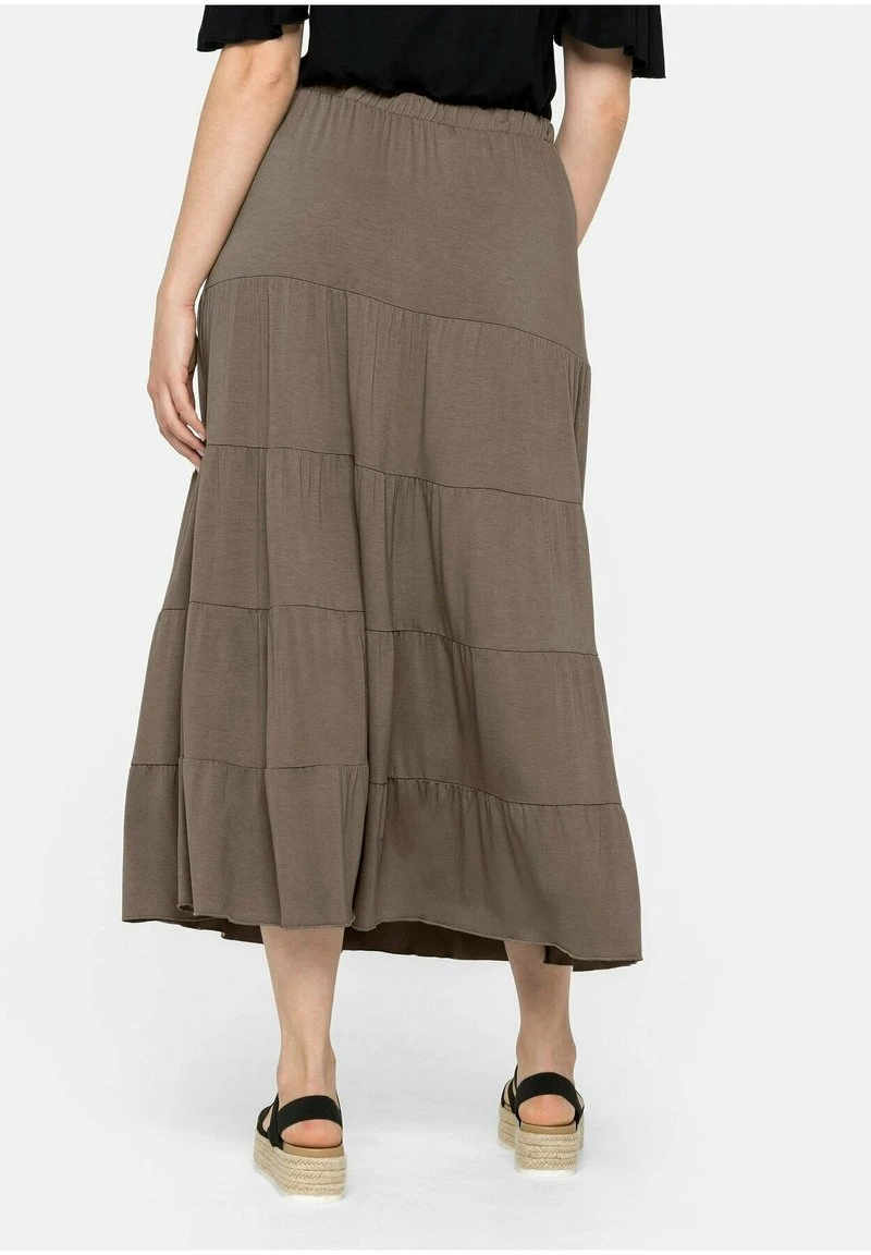 Sheego Maxirock - Dunkeltaupe 5 Sheego Maxirock - Dunkeltaupe – Bild 3