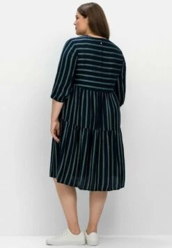 Sheego Freizeitkleid - Nachtblau Gestreift 9 Sheego Freizeitkleid - Nachtblau Gestreift -Sheego 44fe51b5755e4a58b3bc90383ebf4ddb