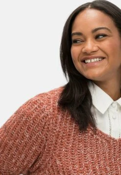 Sheego Strickpullover - Rostrot 11 Sheego Strickpullover - Rostrot -Sheego 4540178f7e65427e98faa2f431881e22