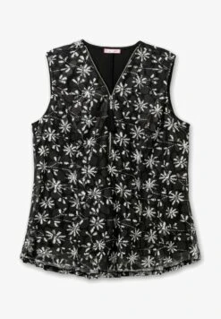 Sheego MESH - Bluse - Schwarz Gemustert 12 Sheego MESH - Bluse - Schwarz Gemustert -Sheego 457d5d68c56547c0b5919baafa390f5a