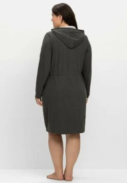 Sheego MORGENMANTEL - Bademantel - Anthrazit Meliert 10 Sheego MORGENMANTEL - Bademantel - Anthrazit Meliert -Sheego 45bd9b458bc3449f9a87ef021a3ee02f