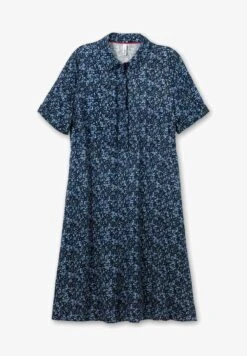 Sheego Blusenkleid - Nachtblau Gemustert -Sheego 45d8550e586249babf2fff018f5c9261