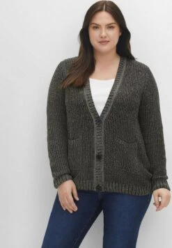 Sheego Strickjacke - Schwarz Meliert -Sheego 46380f04987d4a808ef7acf07a4981d3 1