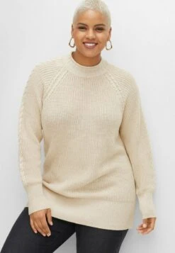Sheego Strickpullover - Ecru Meliert 11 Sheego Strickpullover - Ecru Meliert -Sheego 465f67d2bfc04b4da4996ed835106506