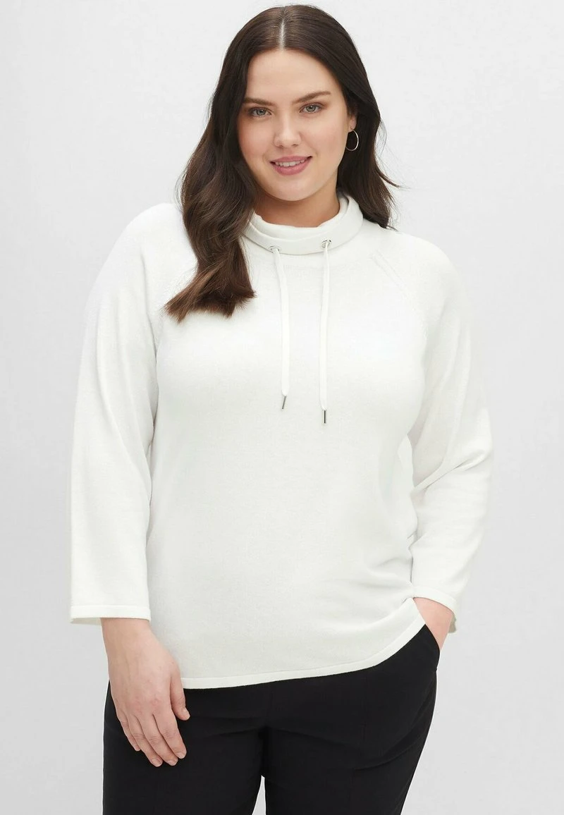 Sheego Strickpullover - Offwhite 8 Sheego Strickpullover - Offwhite – Bild 6
