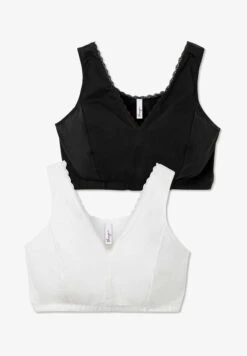 Sheego 2 Pack - Bustier - Schwarz/weiß 12 Sheego 2 Pack - Bustier - Schwarz/weiß -Sheego 46e2497cda7442818cdd07936f24c674